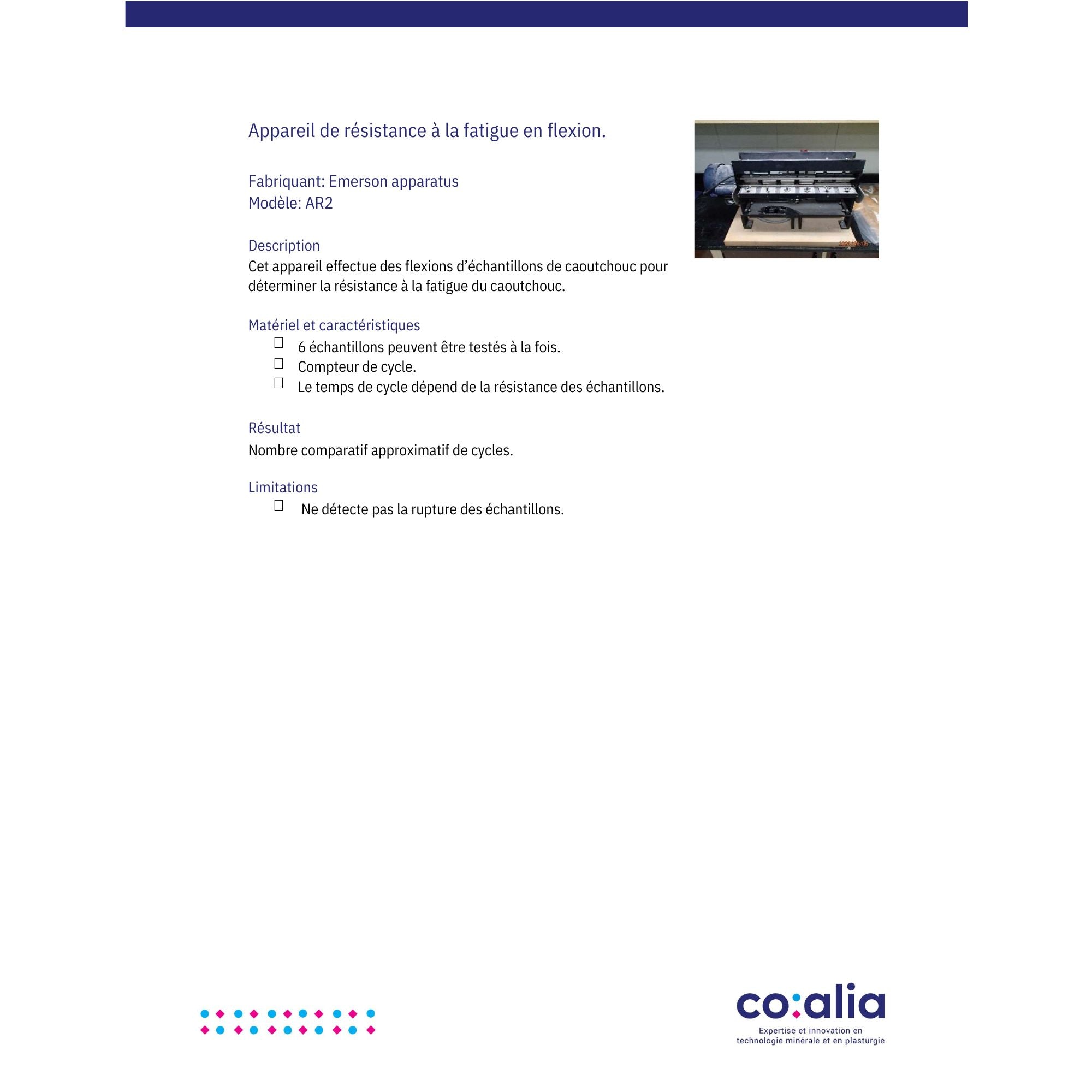 Bending fatigue resistance apparatus